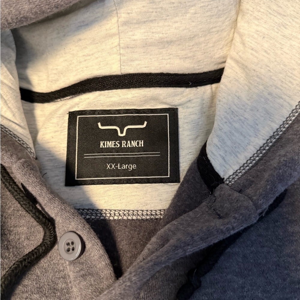 Kimes Ranch Charcoal and Black Hoodie